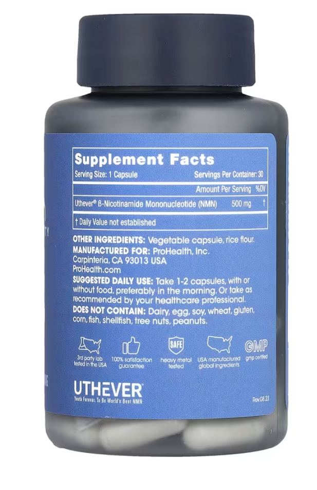 ProHealth Longevity, NMN Pro™ 500, 500 мг, 30 капсул