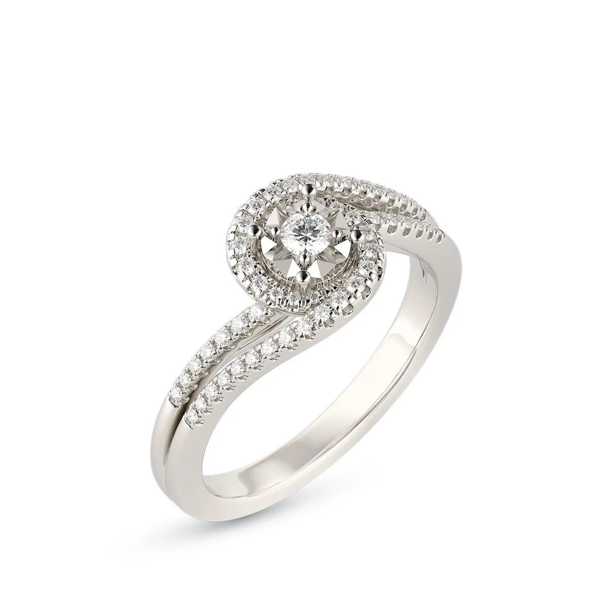 BEAUTY DIAMOND White Nickel Beauty Diamond  E Color Diamond 22003224