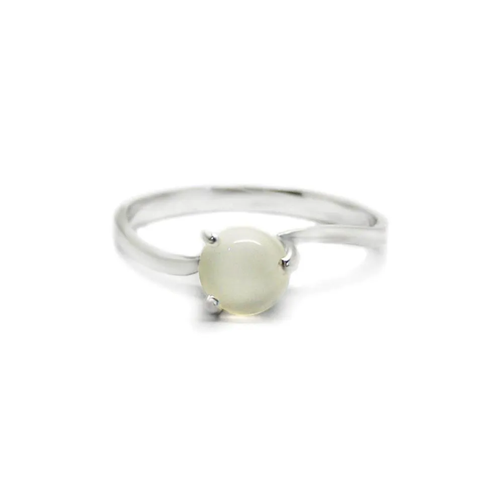 FINEJEWELTHAI [Made By Order] Women  sterling silver Ring with Moon Stone silver