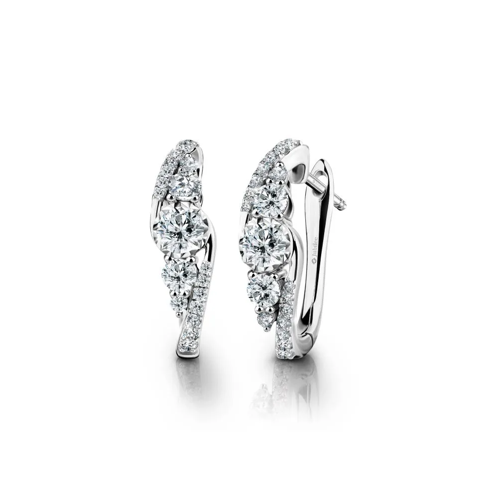 JUBILEE DIAMOND WG - Embrace of Love Diamond Earrings E20104EW