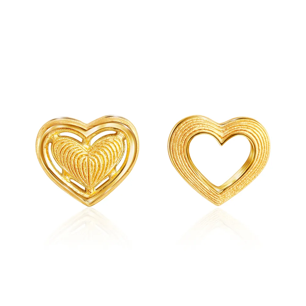 PRIMA Gold Earrings Heart 111E4168-18
