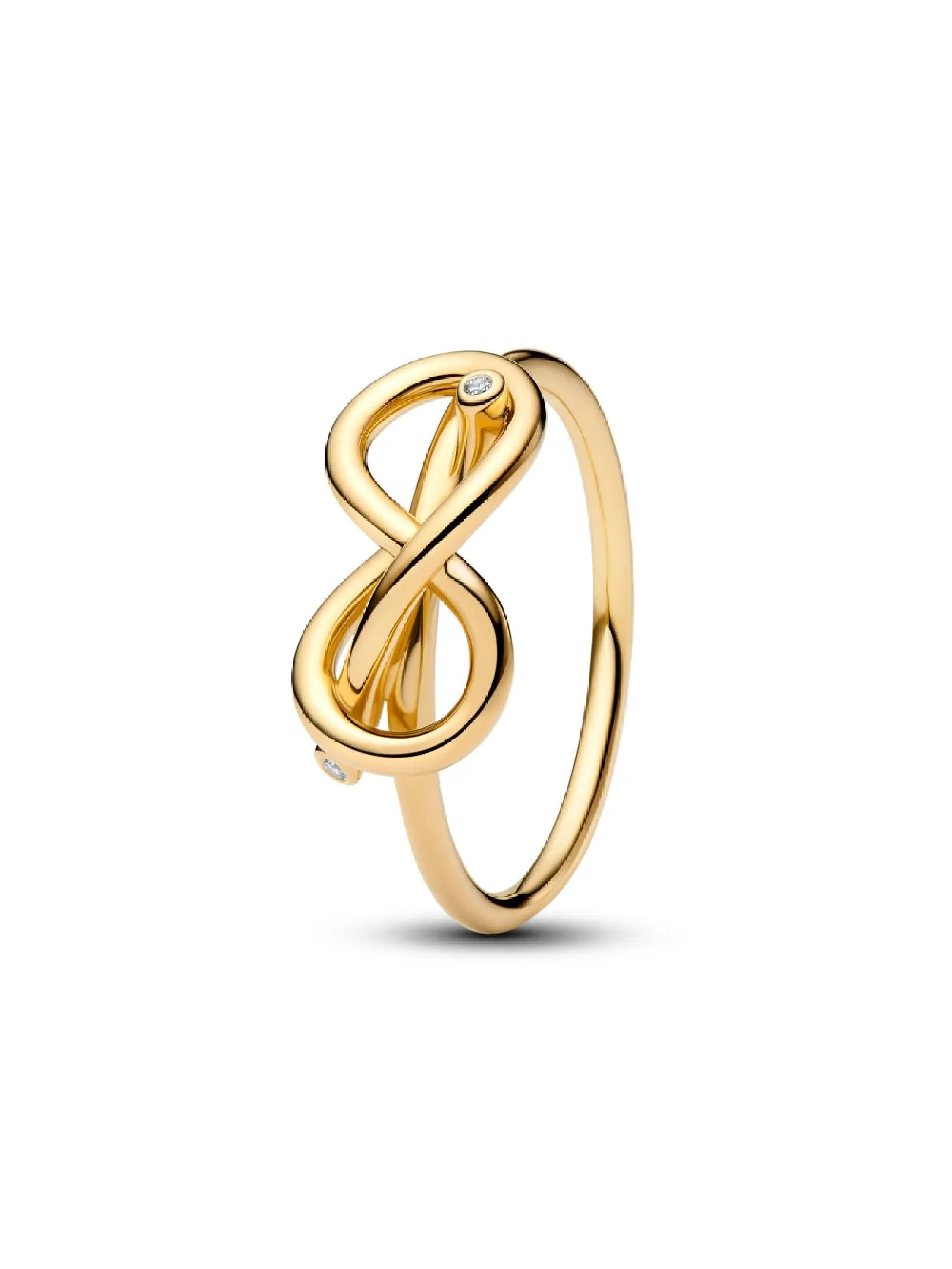 PANDORA Gold Infinity Knot Ring