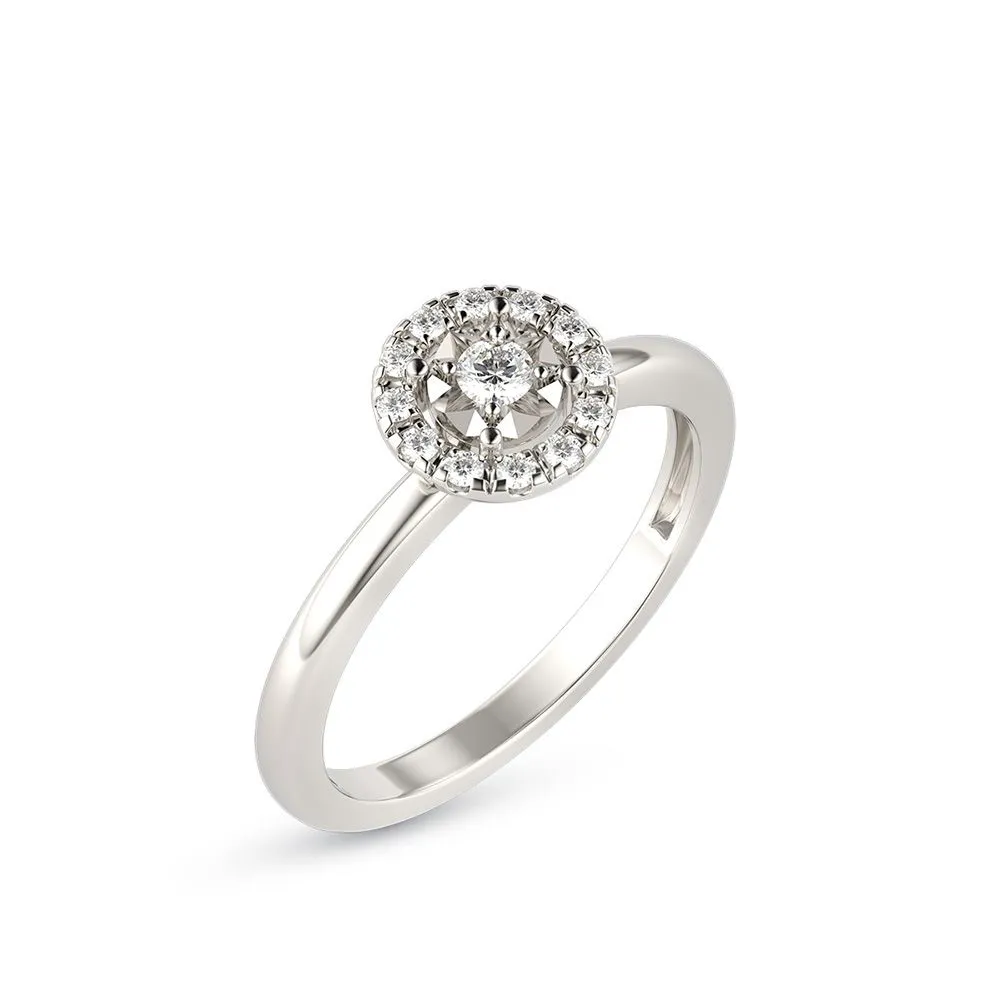 BEAUTY DIAMOND White Nickel Beauty Diamond  E Color Diamond  22002666W