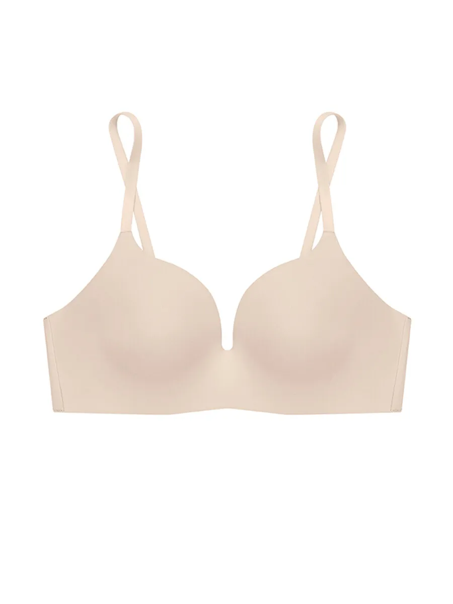 SABINA Soft Doomm Woman Seamless Wireless Bra - Sand