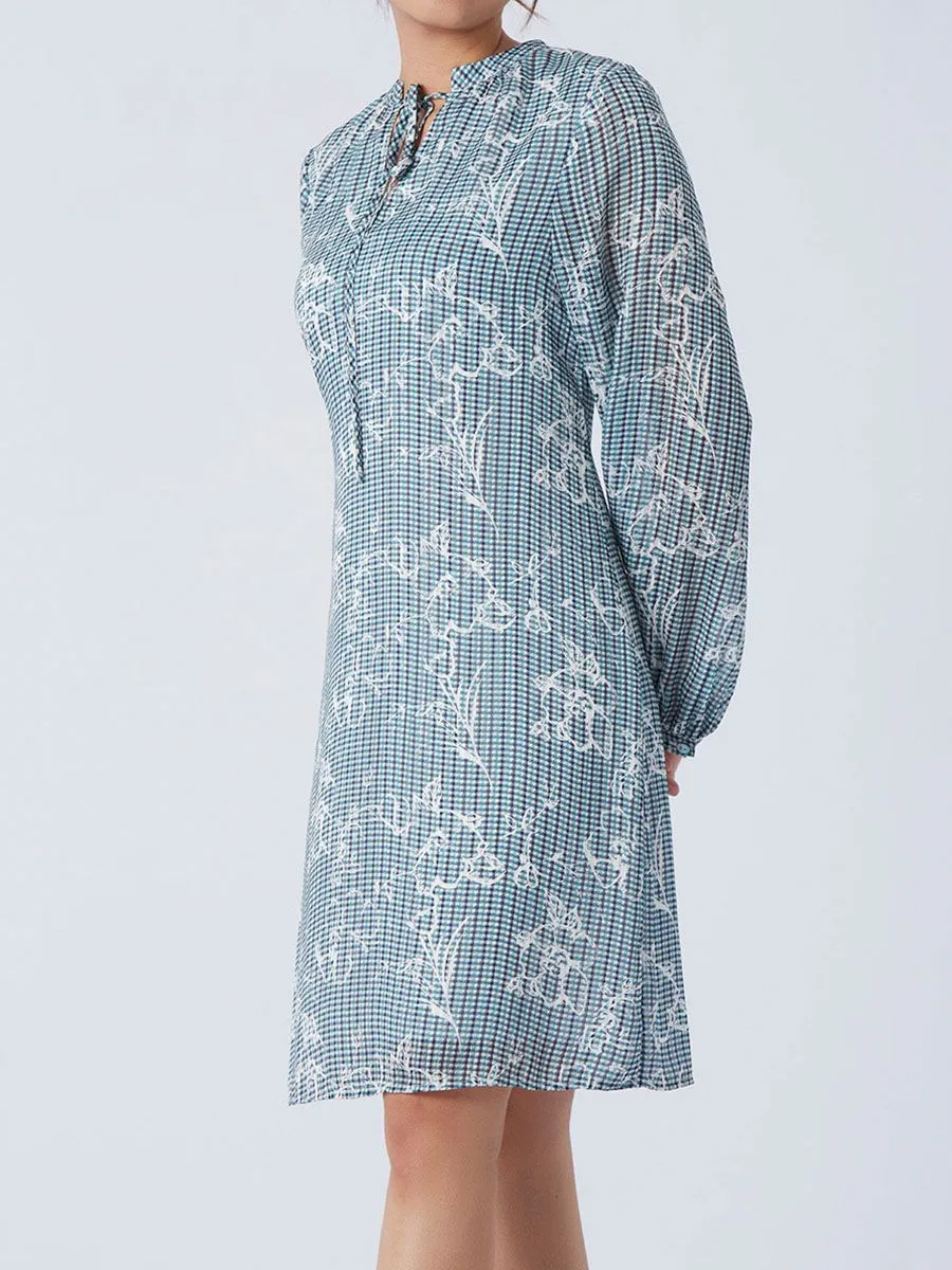 ESPADA Printed Shift Dress Women Mix Colors