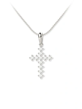 BEAUTY DIAMOND White Nickel Pendant Diamond   E Color Diamond