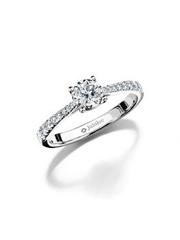 JUBILEE DIAMOND WG - Cordial Compass Pave Solitaire Ring